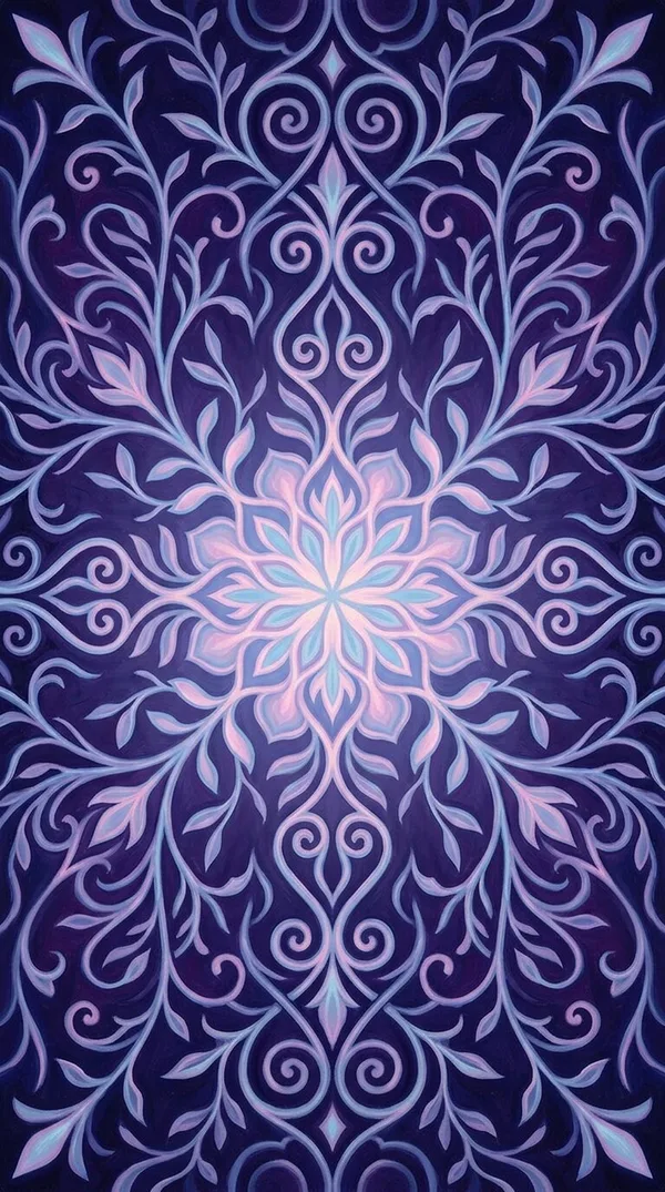 The card back from the standard tarot deck